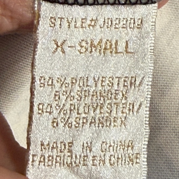 Jealous Tomato Stripe Floral Shift Dress Short Sleeves Back Zipper Size XSmall - Picture 5 of 8